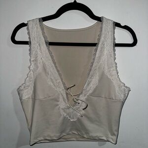 Forever 21 apricot lace top